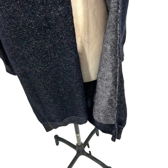 Maison Martin Margiela Charcoal Gray Drape‎ Front Wool Sweater Dress Size Medium - Picture 4 of 11
